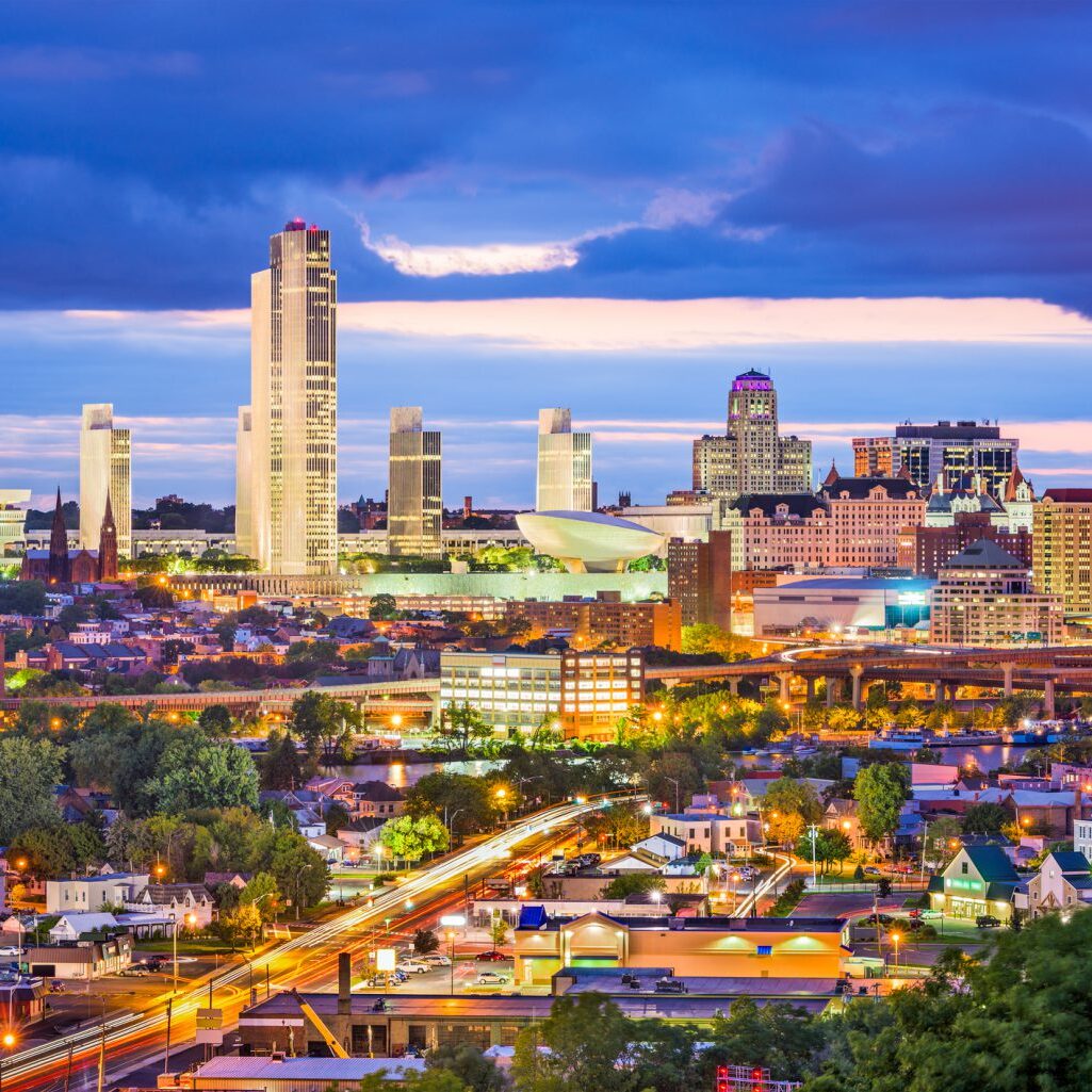 Albany New York Skyline albany machine shop